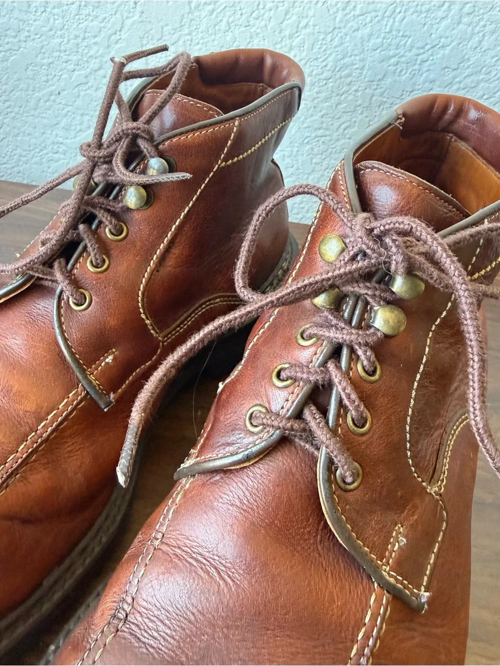 Allen Edmonds Brown Leather Chukka Boots